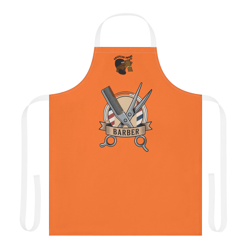 Barber Tools Apron — Hairdresser Scissors & Razor Chef Apron for Barbers