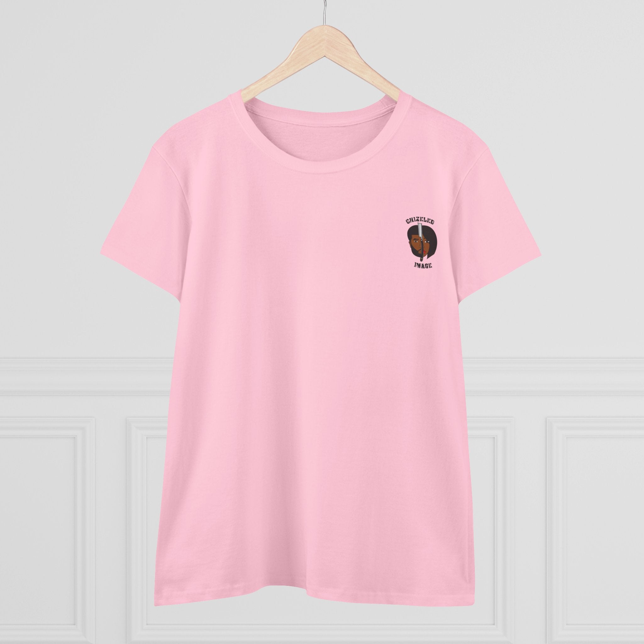 Women's Tee — 'Love Grows' Floral Heart Chest Print