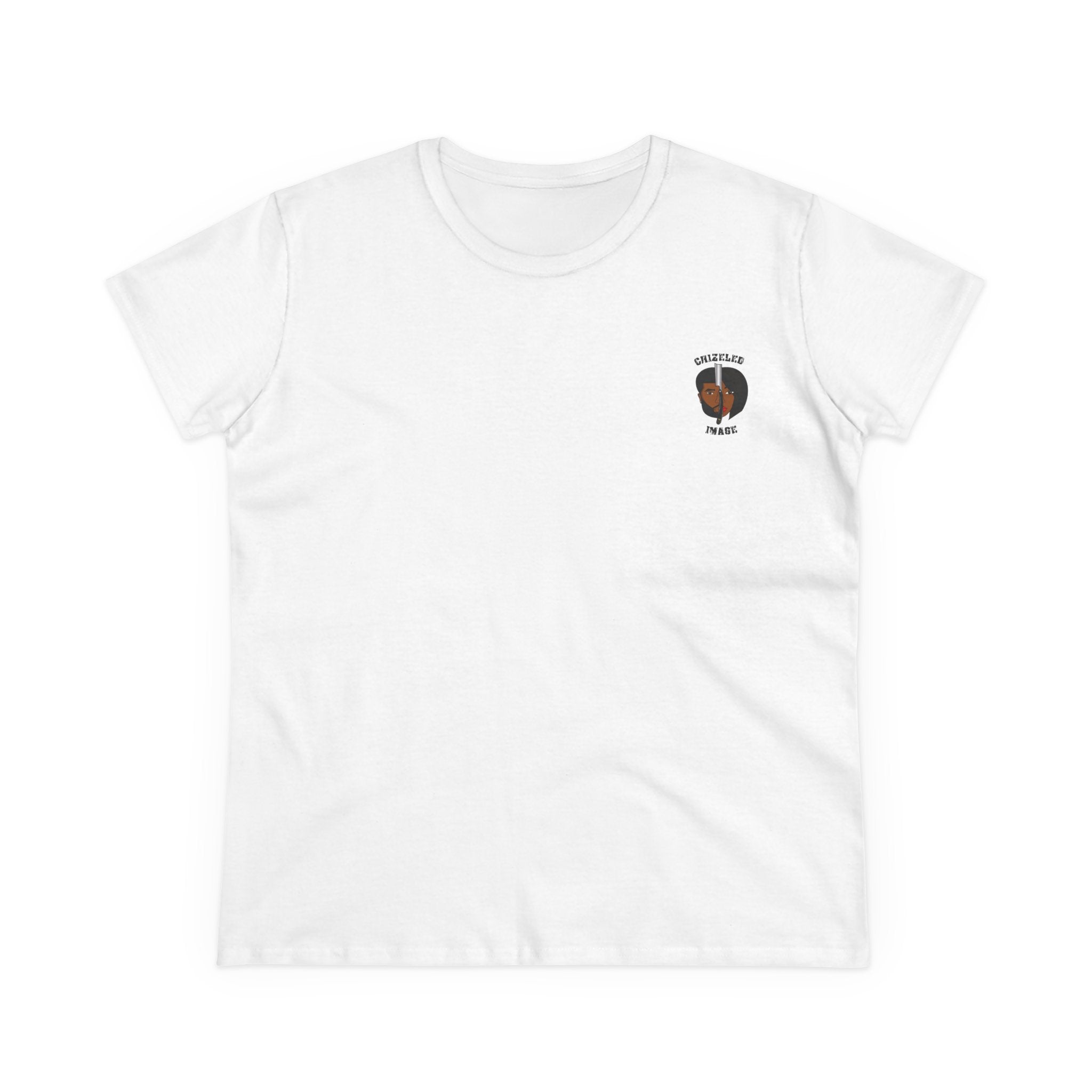 Women's Tee — 'Love Grows' Floral Heart Chest Print