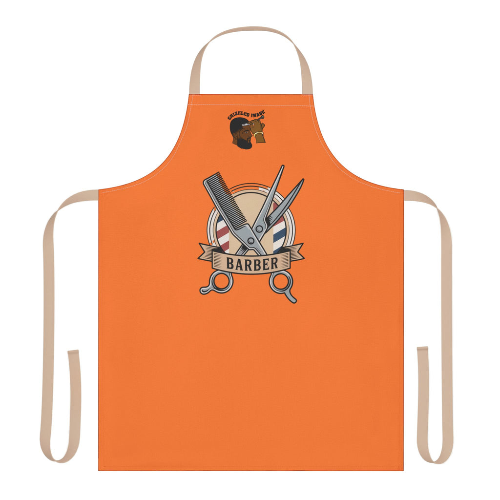 Barber Tools Apron — Hairdresser Scissors & Razor Chef Apron for Barbers