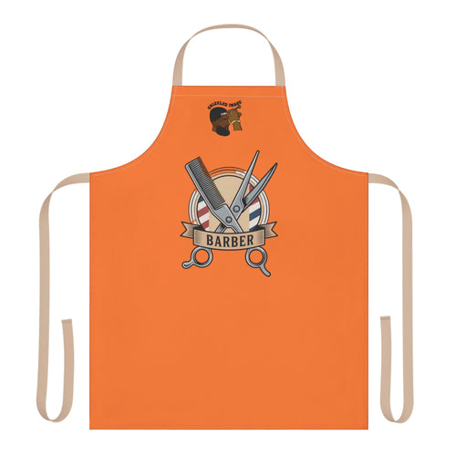 Barber Tools Apron — Hairdresser Scissors & Razor Chef Apron for Barbers