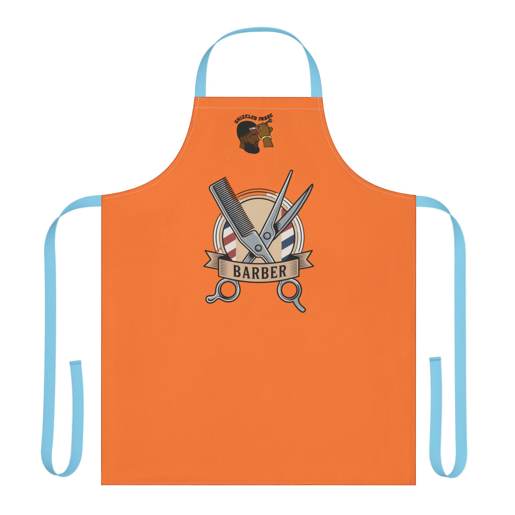 Barber Tools Apron — Hairdresser Scissors & Razor Chef Apron for Barbers