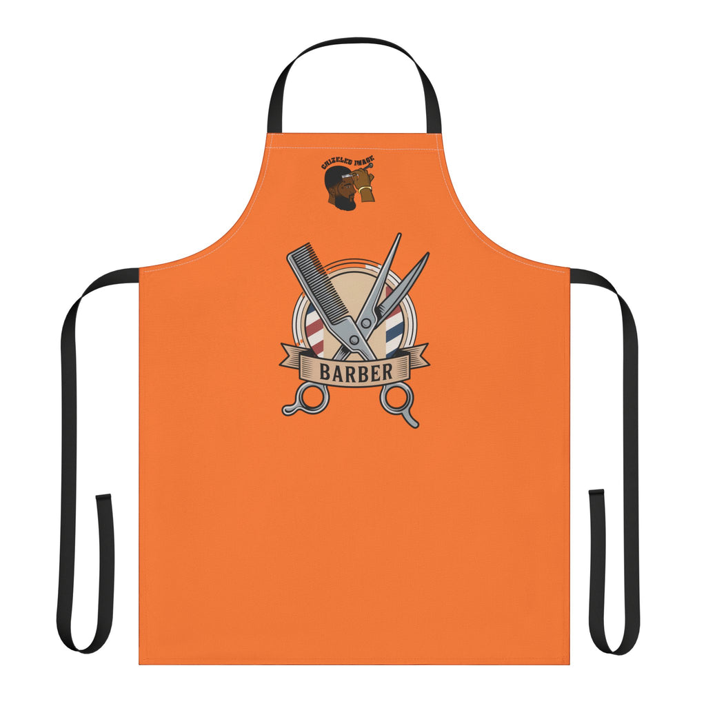 Barber Tools Apron — Hairdresser Scissors & Razor Chef Apron for Barbers